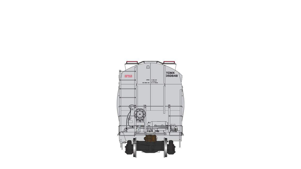 Class One Model Works FC00539 HO Scale ARI 5200 Covered Hopper TCMX 350724