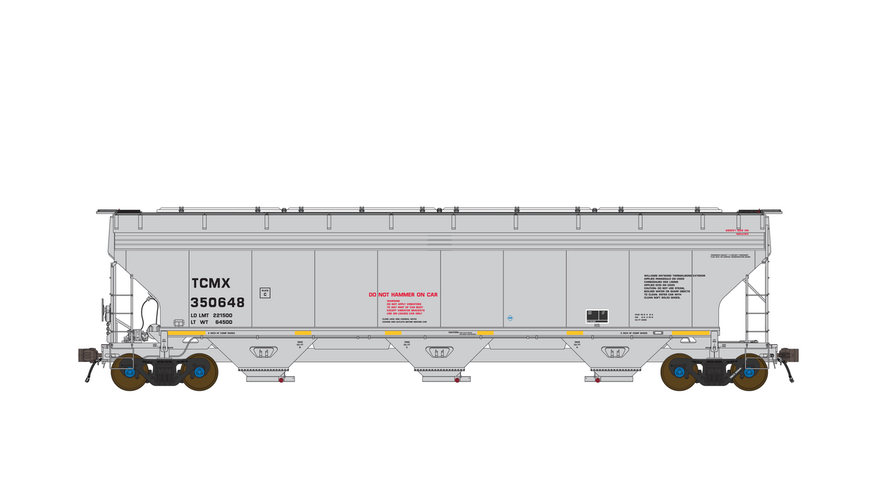 Class One Model Works FC00539 HO Scale ARI 5200 Covered Hopper TCMX 350724