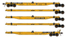 Class One Model Works FC00701 BSF50 COFC 5 Unit Spine Car - NTTX As-Delivered TrailerTrain w/Anti-Skid