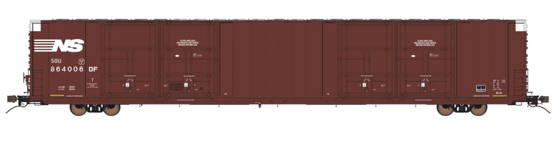 Class One Model Works HO Scale Thrall 86' 8 Door Boxcar Norfolk Southern NS