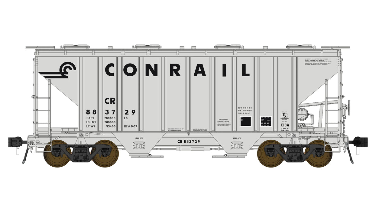 Class One Model Works PS 3000CD Two-Bay Hopper Conrail CR