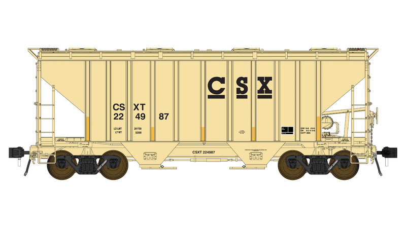 Class One Model Works PS 3000CD Two-Bay Hopper CSX CSXT