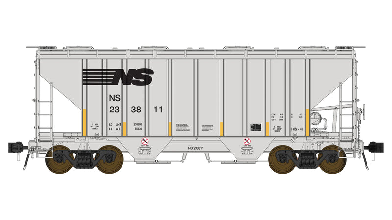 Class One Model Works PS 3000CD Two-Bay Hopper Norfolk Southern NS
