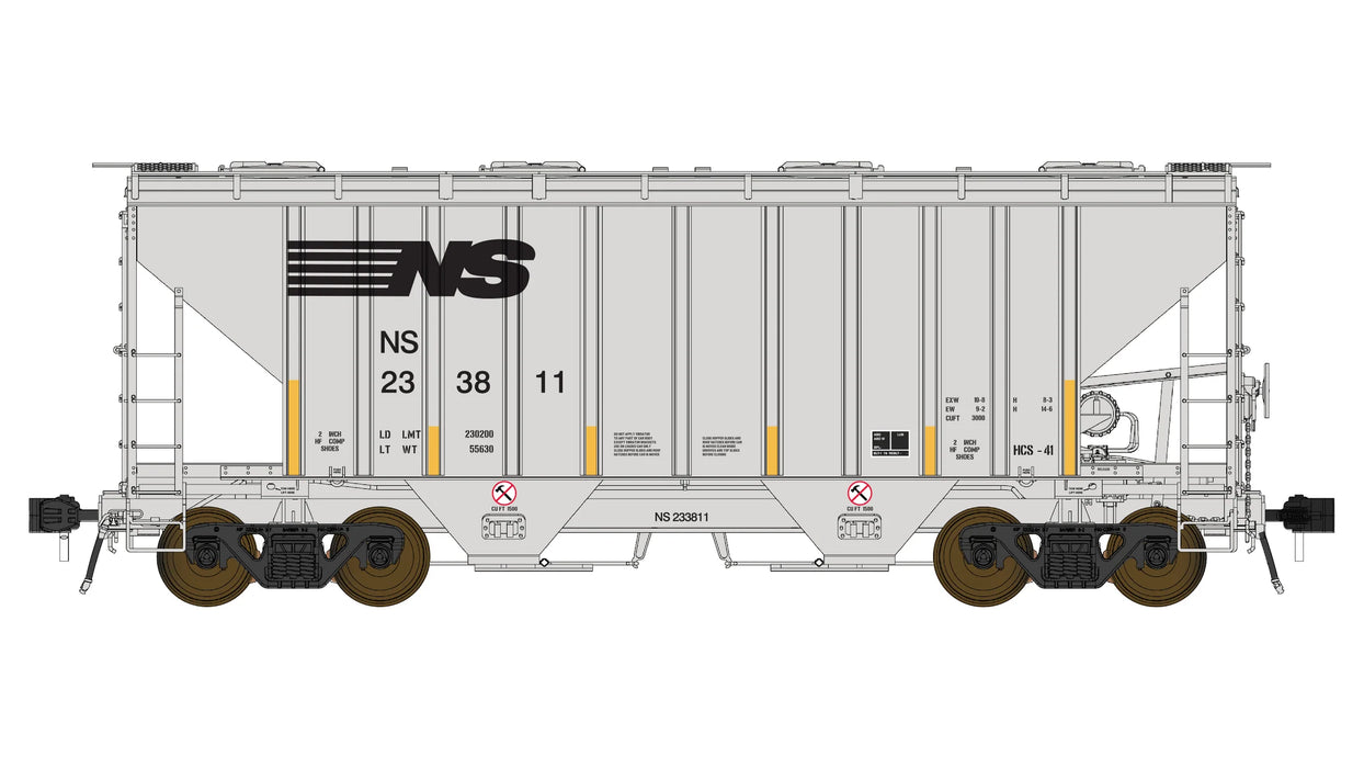 Class One Model Works PS 3000CD Two-Bay Hopper Norfolk Southern NS