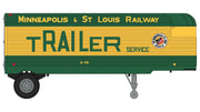Class One Model Works TR00104 Fruehauf 26' Trailer - The Minneapolis and St. Louis Railway