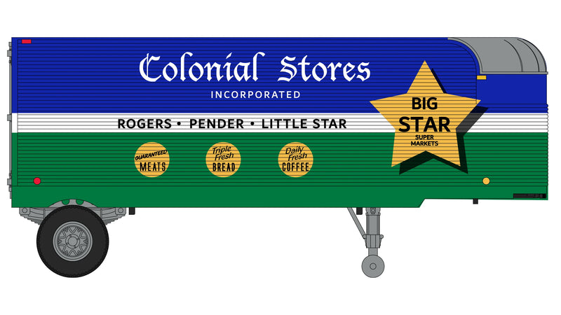 Class One Model Works TR00106 Fruehauf 26' Trailer - Colonial Stores