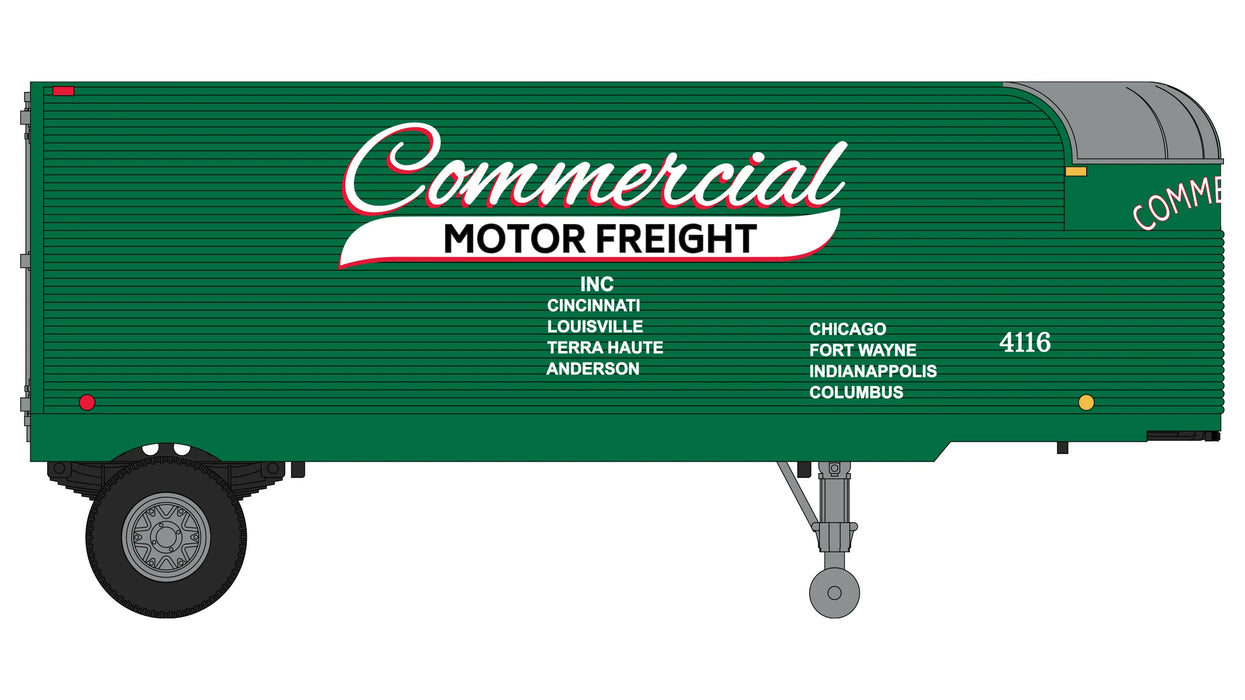 Class One Model Works TR00108 Fruehauf 26' Trailer - Commercial Motor Freight