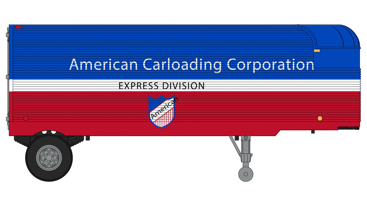 Class One Model Works TR00109 Fruehauf 26' Trailer - American Carloading