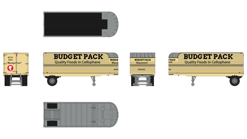Class One Model Works TR00111 Fruehauf 26' Trailer - Budget Pack