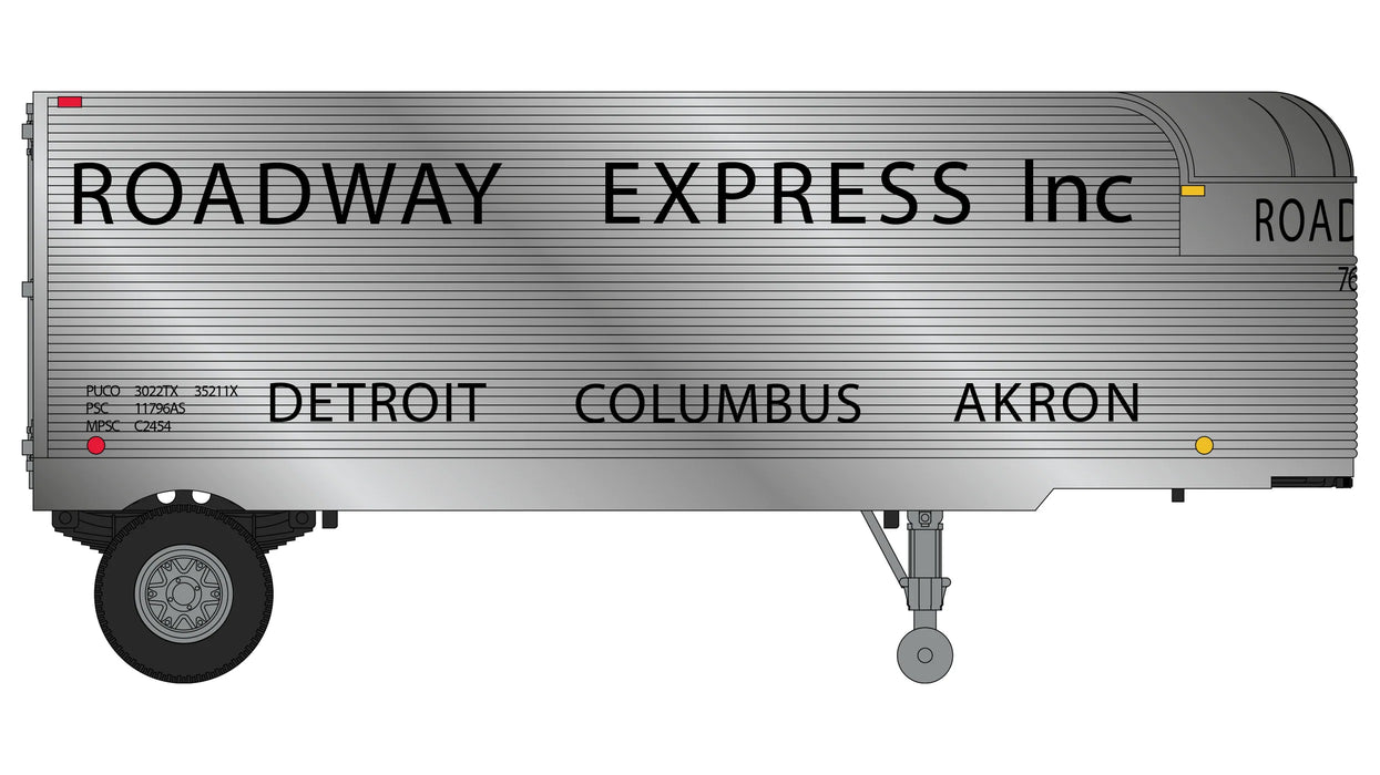Class One Model Works TR00112 Fruehauf 26' Trailer - Roadway Express