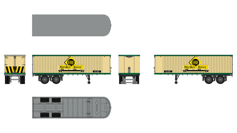 Class One Model Works TR00201 Fruehauf 31' Trailer - Erie