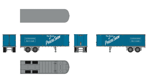 Class One Model Works TR00203 Fruehauf 31' Trailer - Lackawanna