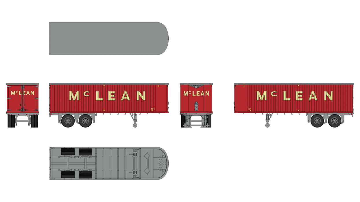 Class One Model Works TR00204 Fruehauf 31' Trailer - McLean Trucking