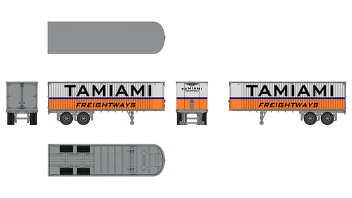 Class One Model Works TR00206 Fruehauf 31' Trailer - Tamiami Freightways