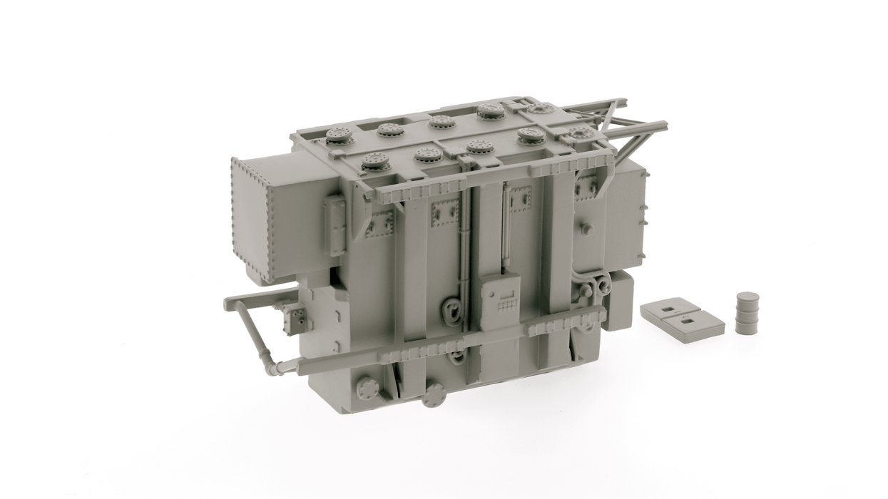 Class One Model Works ZZ03000D HO Scale Large Transfomer Industrial Load - Gray