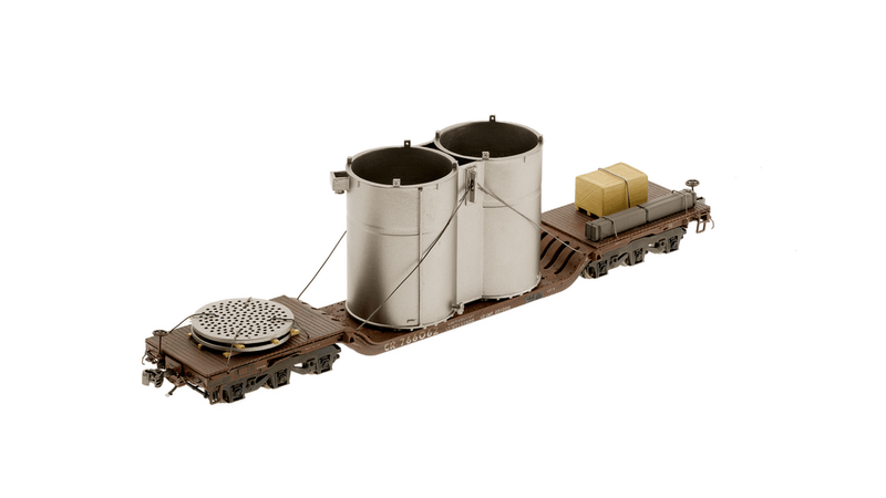 Class One Model Works ZZ03004 HO Scale Industrial Mix Tanks and Parts - Painted