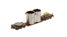 Class One Model Works ZZ03004 HO Scale Industrial Mix Tanks and Parts - Painted