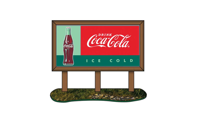 Classic Metal Works 20240 HO Scale 1960's Coca-Cola Country Billboard