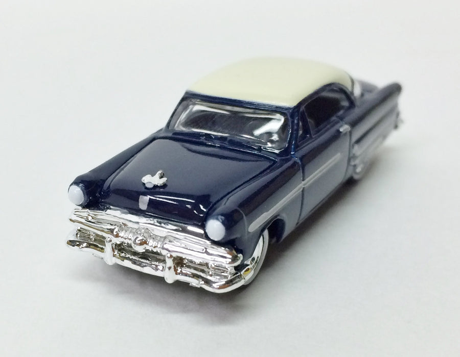 Classic Metal Works 30101 HO Scale '53 Ford Victoria 2 Door Hardtop - Dark Blue and Cream