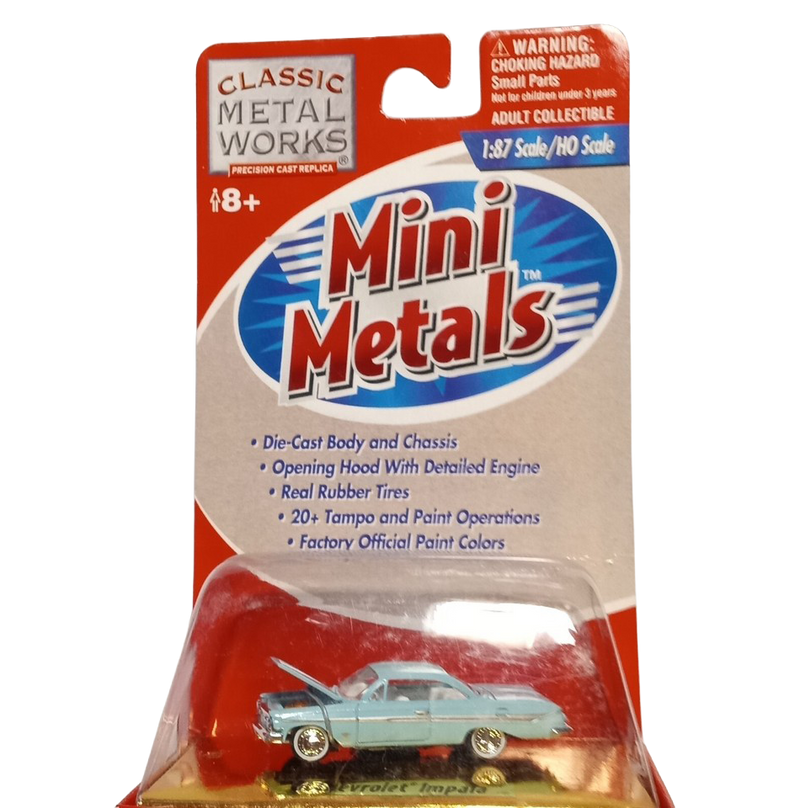 Classic Metal Works 30103 HO Scale 1961 Chevy Impala - Grey Metallic