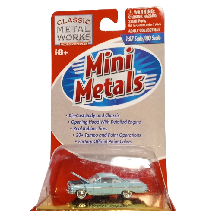 Classic Metal Works 30103 HO Scale 1961 Chevy Impala - Grey Metallic