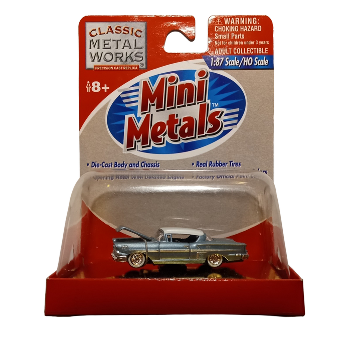 Classic Metal Works 30109 HO Scale 1958 Chevy Impala - Metallic Blue