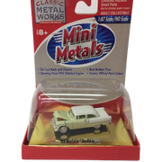 Classic Metal Works 30127 HO Scale 1955 Chevy Bel Air Sedan - Harvest Gold/Cream