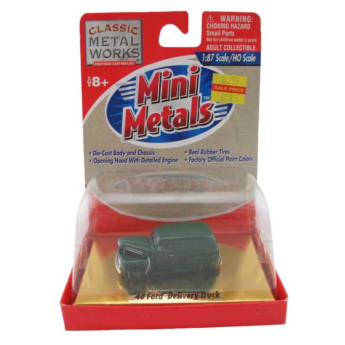 Classic Metal Works 30143 HO Scale 1948 Ford Delivery Truck - Dark Green