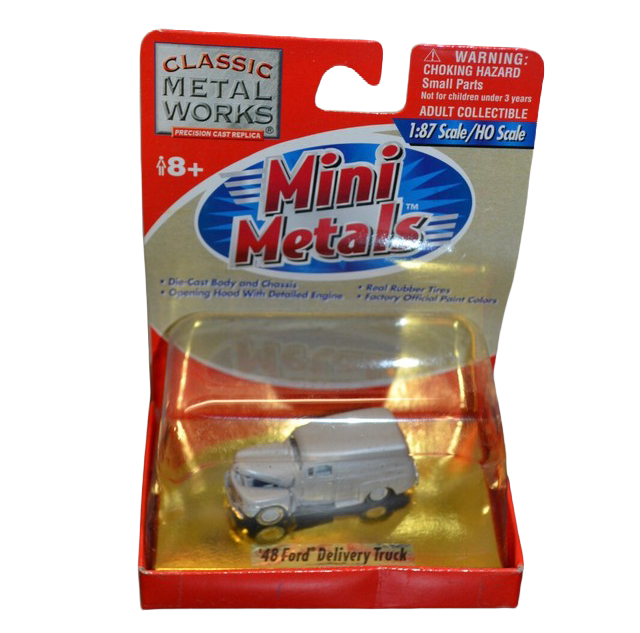 Classic Metal Works 30144 HO Scale 1948 Ford Delivery Truck - Birch Gray