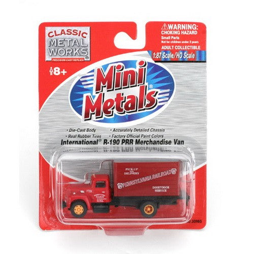Classic Metal Works 30165 HO Scale IH R-190 Box Truck PRR Merchandise Service