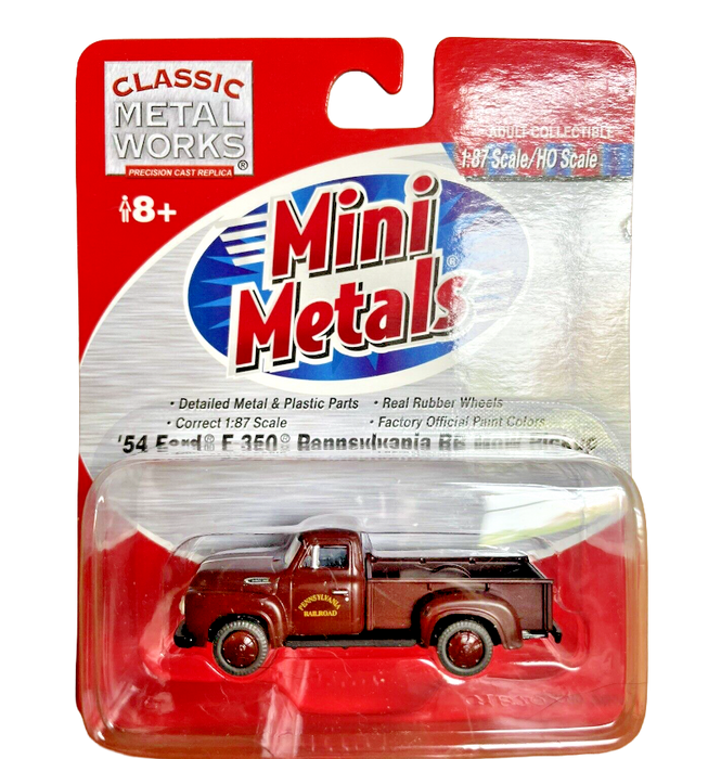 Classic Metal Works 30208 HO Scale 1954 Ford Pickup Truck - Pennsylvania RR MoW