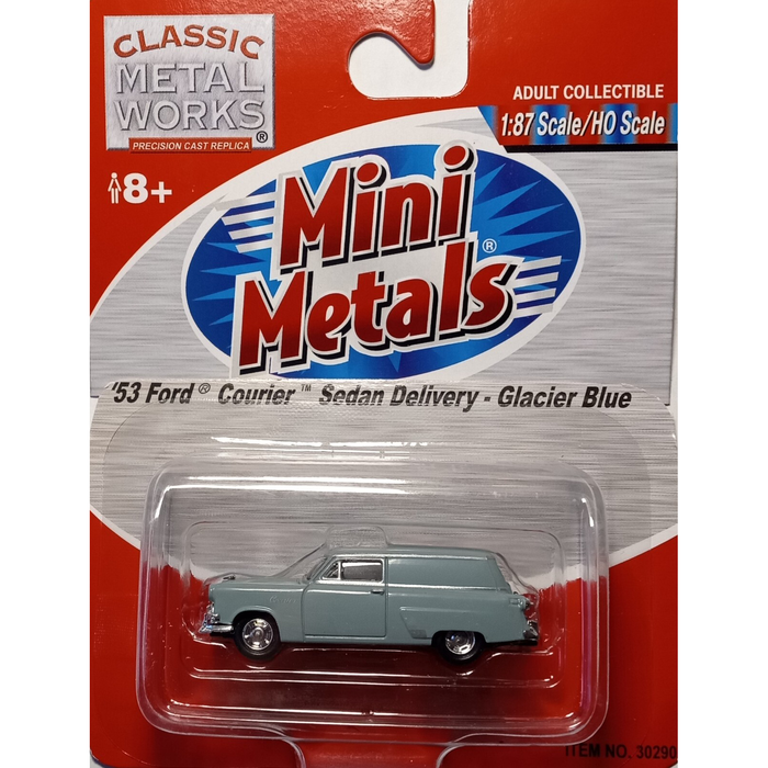 Classic Metal Works 30290 HO Scale 53 Ford Courier Sedan Delivery - Glacier Blue