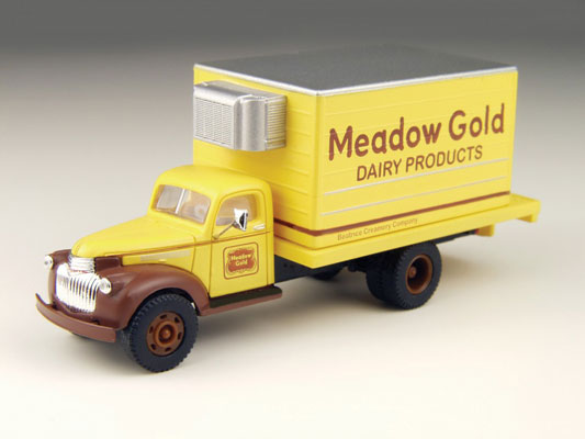 Classic Metal Works 30297 HO Scale 41/46 Chevrolet Delivery Truck - Meadow Gold