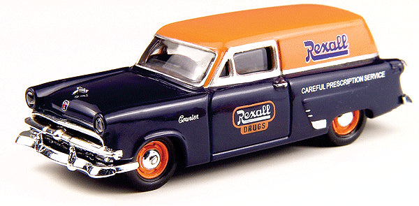 Classic Metal Works 30306 HO Scale 53 Ford Courier Sedan Delivery Rexall Drugs