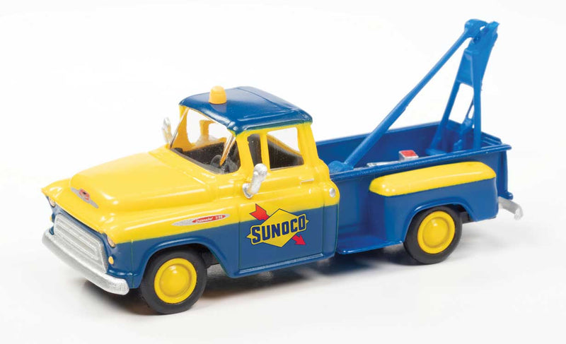 Classic Metal Works 30640 HO Scale 1957 Chevrolet Stepside Tow Truck Sunoco