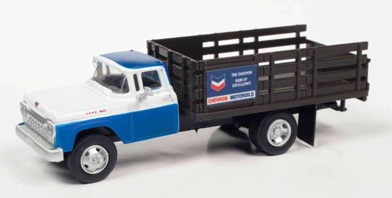 Classic Metal Works 30641 HO Scale 1960 Ford Stakebed Truck Chevron