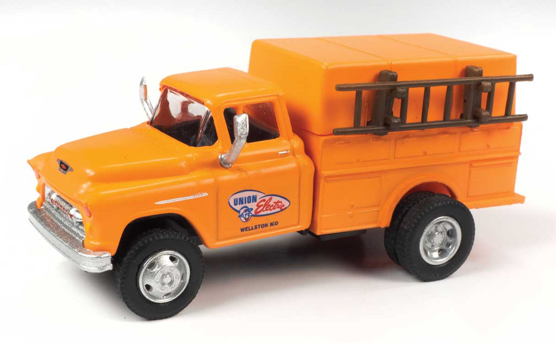 Classic Metal Works 30651 HO Scale 1955 Chevy Utility Truck - Electric Company