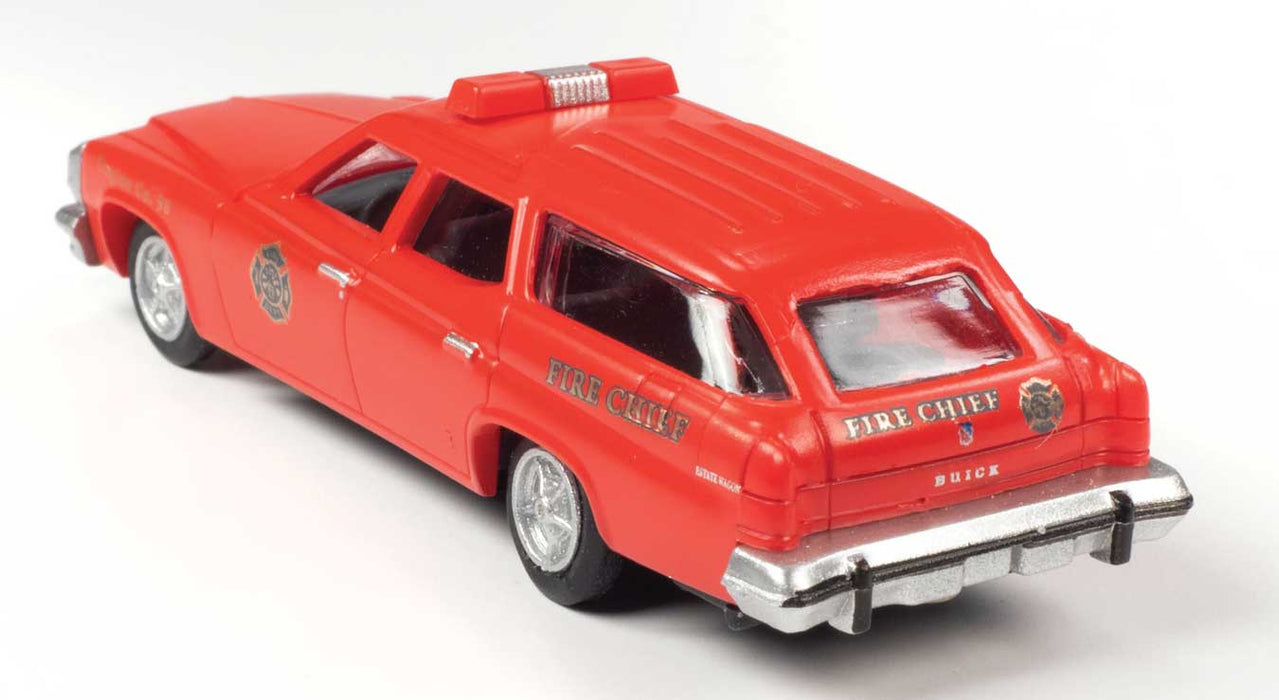 Classic Metal Works 30657 HO Scale 1976 Buick Estate Station Wagon - Fire Chief
