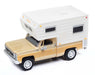 Classic Metal Works 30673 HO Scale 1977 Chevrolet Fleetside Pickup Truck with Camper Buckskin