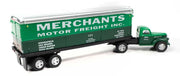 Classic Metal Works 31203 HO Scale Chevrolet Semi with AeroVan Trailer Merchants