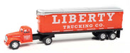 Classic Metal Works 31204 HO Scale Chevrolet Semi with AeroVan Trailer Liberty