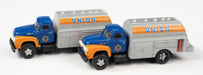 Classic Metal Works 50443 N Scale 1954 Ford Tank Truck Union 76 2 Pack