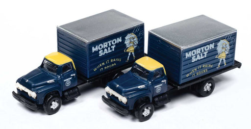 Classic Metal Works 50449 N Scale 1954 Ford Delivery Truck Morton Salt 2 Pack