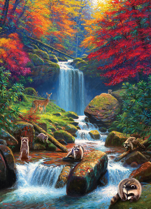 Cobble Hill 40002 Mystic Falls in Autumn 1000 Piece Puzzle