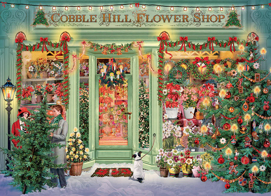Cobble Hill 40011 Christmas Flower Shop Puzzle 1000 Piece Puzzle