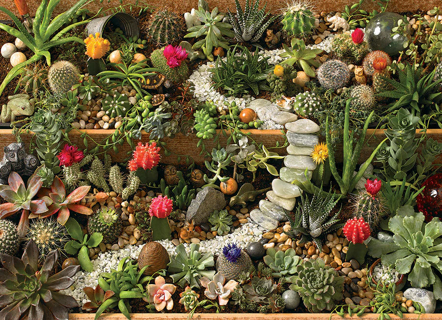 Cobble Hill 40087 Succulent Garden Puzzle 1000 Piece Puzzle
