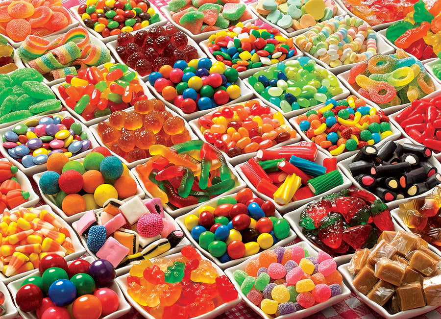 Cobble Hill 40120 Sugar Overload (Candy) Collage Puzzle 1000 Piece Puzzle