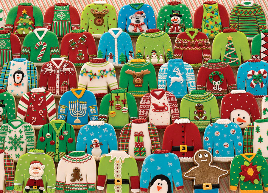 Cobble Hill 40124 Ugly Christmas Sweaters Puzzle 1000 Piece Puzzle