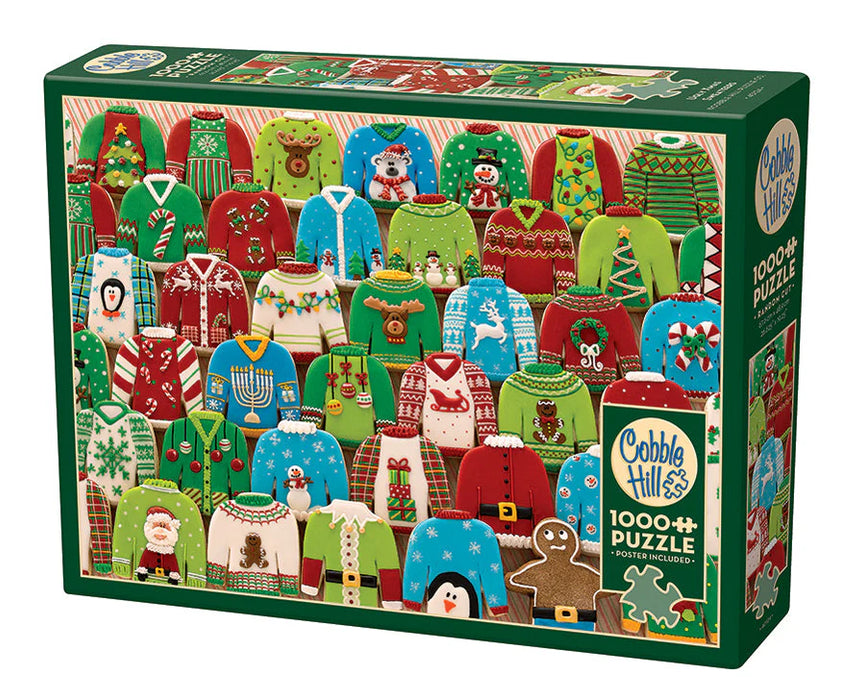 Cobble Hill 40124 Ugly Christmas Sweaters Puzzle 1000 Piece Puzzle