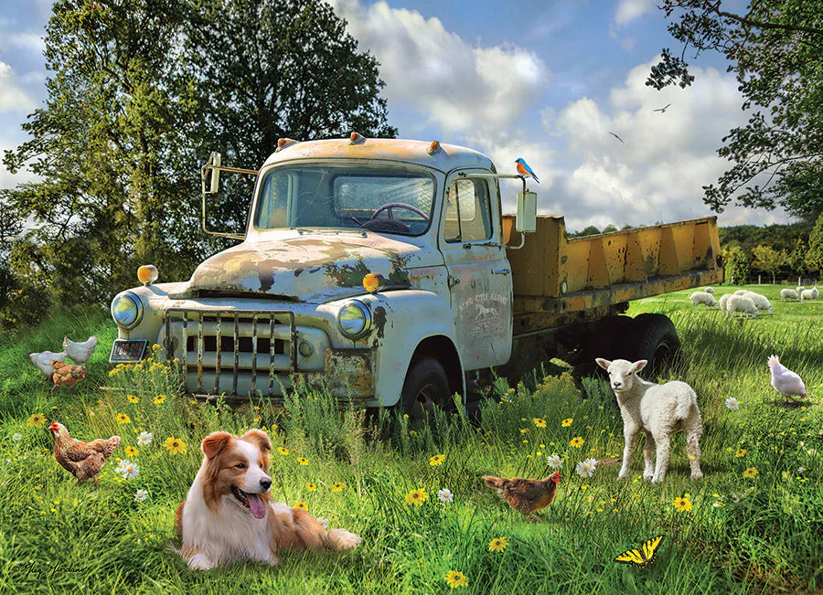 Cobble Hill 40153 Sheep Field 1000 Piece Puzzle